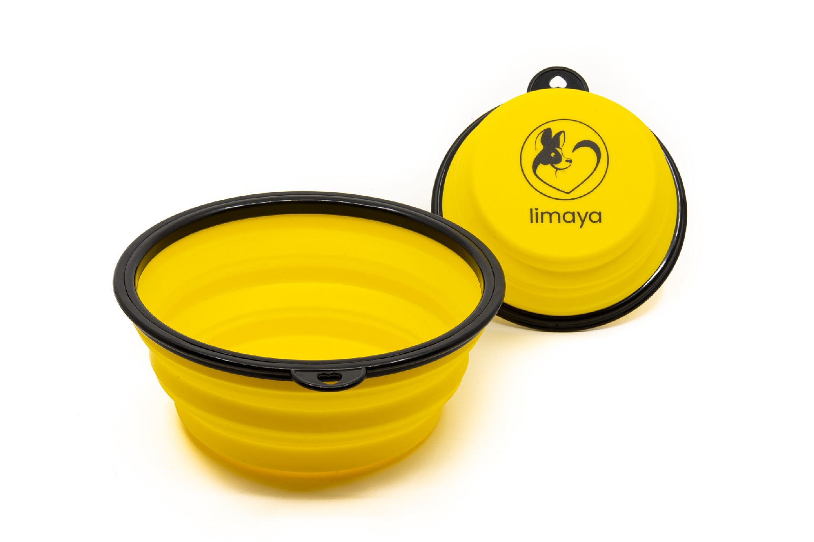 Limaya cestovní miska pro psy a kočky žlutá 350 ml | Limaya
